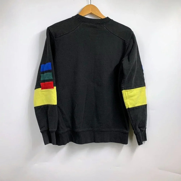 Teddy Fresh Men's HIP Crewneck Sweatshirt Embroidered Streetwear Sweatshirt SZ X - Picture 2 of 11